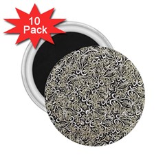 Intricate Ornate Pattern 2 25  Magnets (10 Pack) 