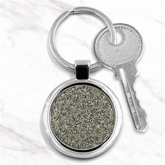 Intricate Ornate Pattern Key Chain (round) by dflcprintsclothing