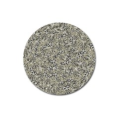 Intricate Ornate Pattern Magnet 3  (round)