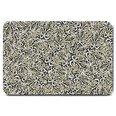 Intricate Ornate Pattern Large Doormat  by dflcprintsclothing