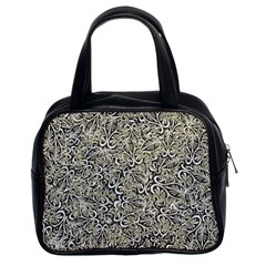 Intricate Ornate Pattern Classic Handbag (two Sides) by dflcprintsclothing