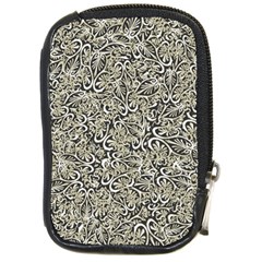 Intricate Ornate Pattern Compact Camera Leather Case by dflcprintsclothing