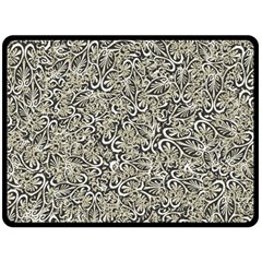 Intricate Ornate Pattern Fleece Blanket (large) 