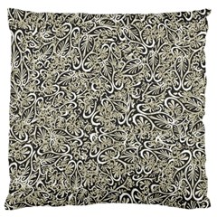 Intricate Ornate Pattern Large Cushion Case (one Side)