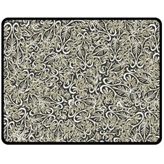 Intricate Ornate Pattern Double Sided Fleece Blanket (medium) 