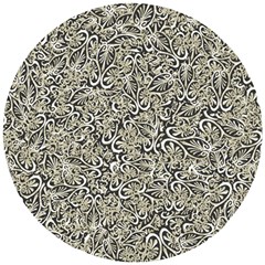 Intricate Ornate Pattern Wooden Puzzle Round by dflcprintsclothing