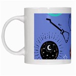 Pastel Goth Witch Blue White Mug Left