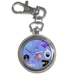 Pastel Goth Witch Blue Key Chain Watches by NerdySparkleGoth