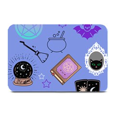 Pastel Goth Witch Blue Plate Mats by NerdySparkleGoth