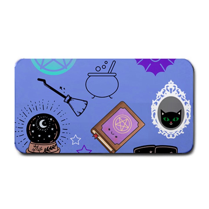 Pastel Goth Witch Blue Medium Bar Mats