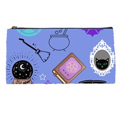 Pastel Goth Witch Blue Pencil Case by NerdySparkleGoth