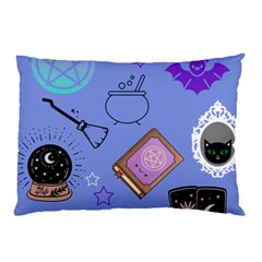 Pastel Goth Witch Blue Pillow Case (two Sides) by NerdySparkleGoth