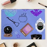 Pastel Goth Witch Blue Cosmetic Bag (XXL) Front