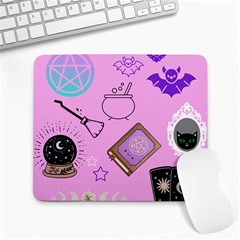 Pastel Goth Witch Pink Large Mousepads by NerdySparkleGoth