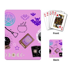 Pastel Goth Witch Pink Playing Cards Single Design (rectangle) by NerdySparkleGoth