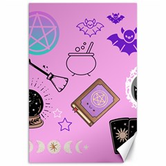 Pastel Goth Witch Pink Canvas 20  X 30  by NerdySparkleGoth