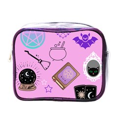 Pastel Goth Witch Pink Mini Toiletries Bag (one Side) by NerdySparkleGoth