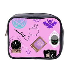 Pastel Goth Witch Pink Mini Toiletries Bag (two Sides) by NerdySparkleGoth