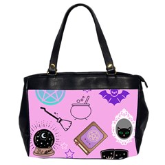 Pastel Goth Witch Pink Oversize Office Handbag (2 Sides) by NerdySparkleGoth