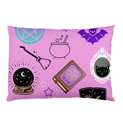 Pastel Goth Witch Pink Pillow Case (two Sides) by NerdySparkleGoth