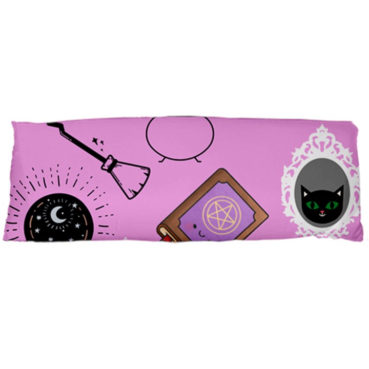 Pastel Goth Witch Pink Body Pillow Case (Dakimakura)