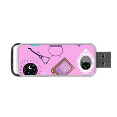 Pastel Goth Witch Pink Portable Usb Flash (one Side) by NerdySparkleGoth