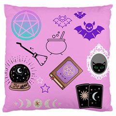 Pastel Goth Witch Pink Standard Flano Cushion Case (two Sides) by NerdySparkleGoth