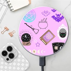 Pastel Goth Witch Pink Wireless Charger