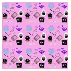 Micro Pink Goth Square Satin Scarf (36  x 36 )