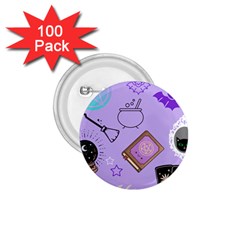 Pastel Goth Witch Purple 1 75  Buttons (100 Pack)  by NerdySparkleGoth