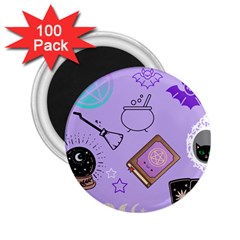 Pastel Goth Witch Purple 2 25  Magnets (100 Pack)  by NerdySparkleGoth