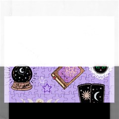 Pastel Goth Witch Purple Rectangular Jigsaw Puzzl by NerdySparkleGoth