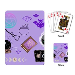 Pastel Goth Witch Purple Playing Cards Single Design (rectangle) by NerdySparkleGoth