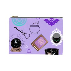 Pastel Goth Witch Purple Cosmetic Bag (large) by NerdySparkleGoth