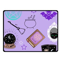 Pastel Goth Witch Purple Fleece Blanket (small) by NerdySparkleGoth