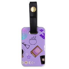 Pastel Goth Witch Purple Luggage Tag (one Side) by NerdySparkleGoth