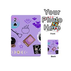 Pastel Goth Witch Purple Playing Cards 54 Designs (mini) by NerdySparkleGoth