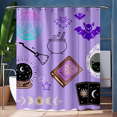 Pastel Goth Witch Purple Shower Curtain 60  X 72  (medium)  by NerdySparkleGoth