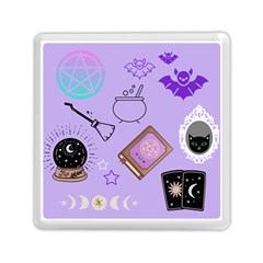 Pastel Goth Witch Purple Memory Card Reader (square) by NerdySparkleGoth