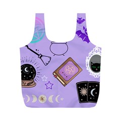 Pastel Goth Witch Purple Full Print Recycle Bag (m) by NerdySparkleGoth