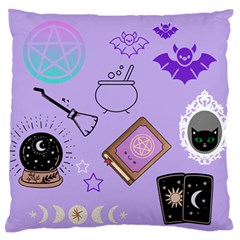 Pastel Goth Witch Purple Standard Flano Cushion Case (one Side) by NerdySparkleGoth