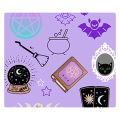 Pastel Goth Witch Purple Double Sided Flano Blanket (small)  by NerdySparkleGoth