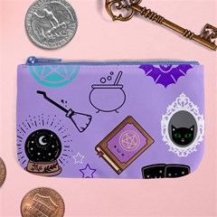 Pastel Goth Witch Purple Large Coin Purse by NerdySparkleGoth