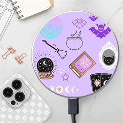 Pastel Goth Witch Purple Wireless Charger