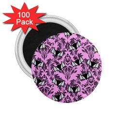 Pink Bats 2 25  Magnets (100 Pack)  by NerdySparkleGoth