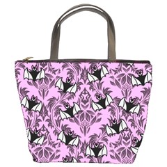 Pink Bats Bucket Bag by NerdySparkleGoth