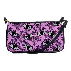 Pink Bats Shoulder Clutch Bag by NerdySparkleGoth