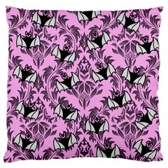 Pink Bats Large Cushion Case (two Sides) by NerdySparkleGoth