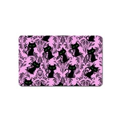 Pink Cats Magnet (name Card) by NerdySparkleGoth