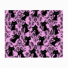 Pink Cats Small Glasses Cloth by NerdySparkleGoth